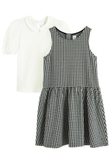 Cool Club White 2-Piece Top & Dress Set (3-7 yrs)