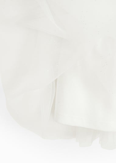 Cool Club Blue Printed Sweatshirt and Tulle Skirt Outfit 2-Piece Set (2-7 yrs)