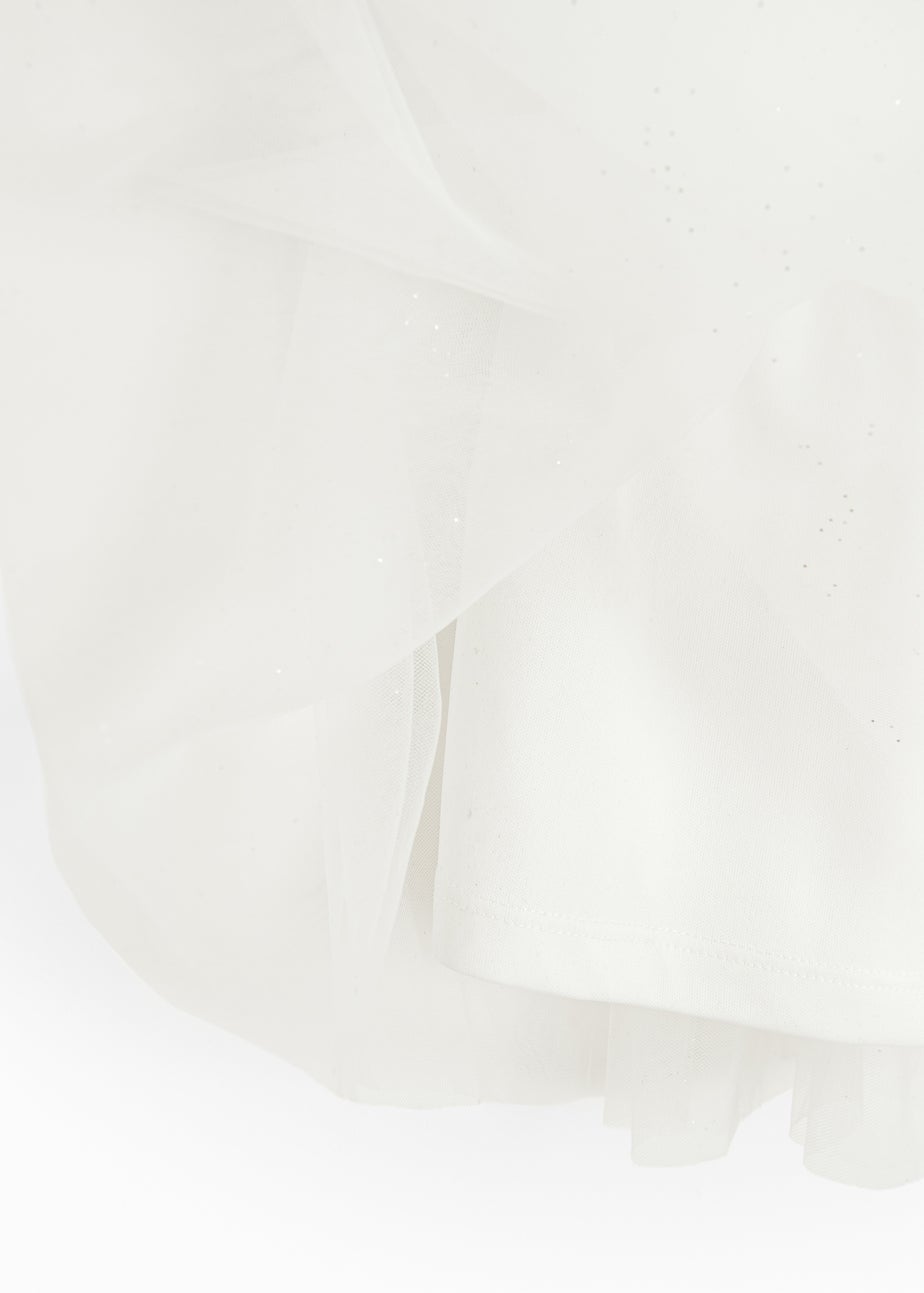 Cool Club Blue Printed Sweatshirt and Tulle Skirt Outfit 2-Piece Set (2-7 yrs)