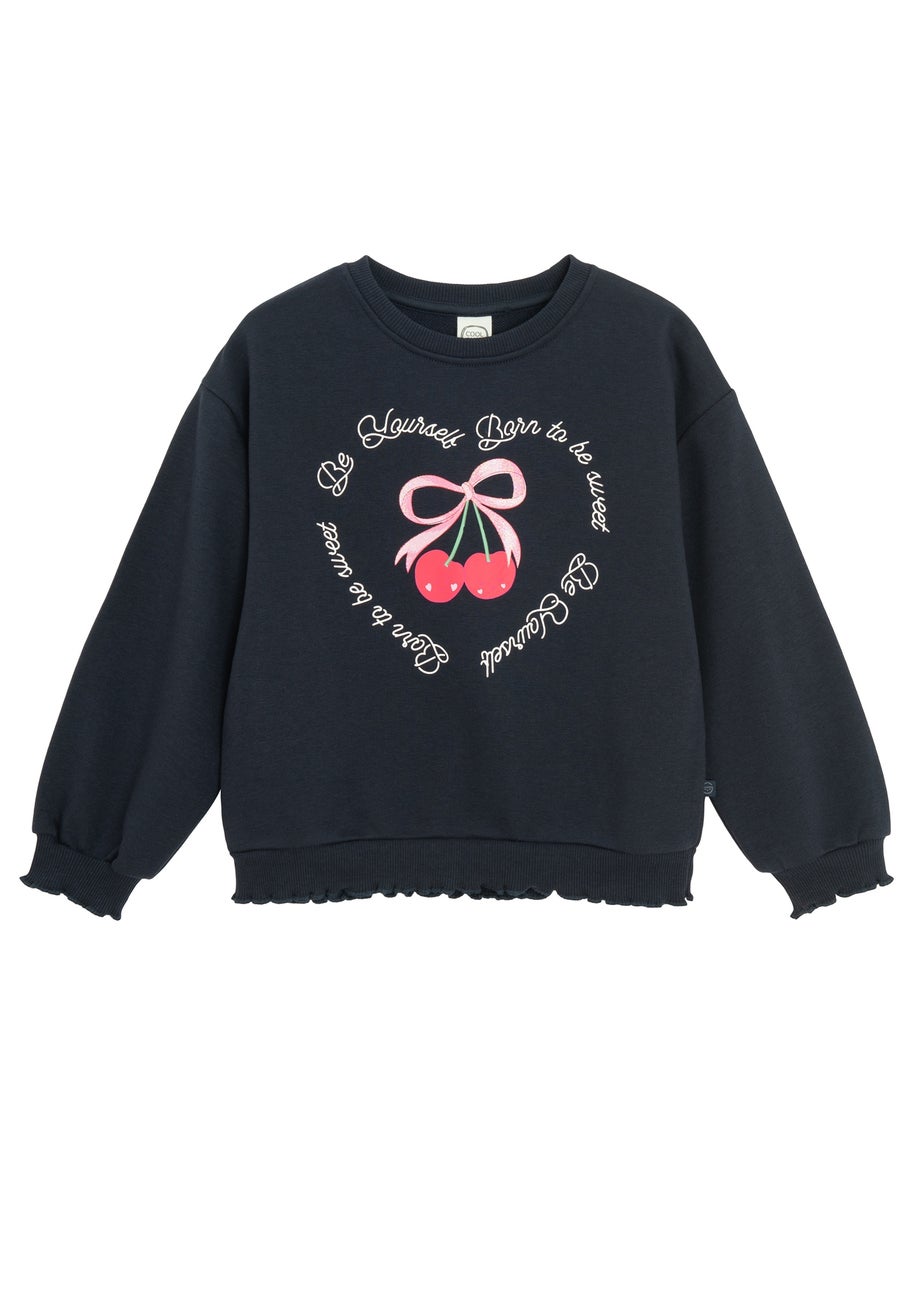 Cool Club Blue Printed Sweatshirt and Tulle Skirt Outfit 2-Piece Set (2-7 yrs)