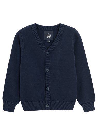 Cool Club Navy Cosy Button-Up Knit Cardigan (3-7 yrs)