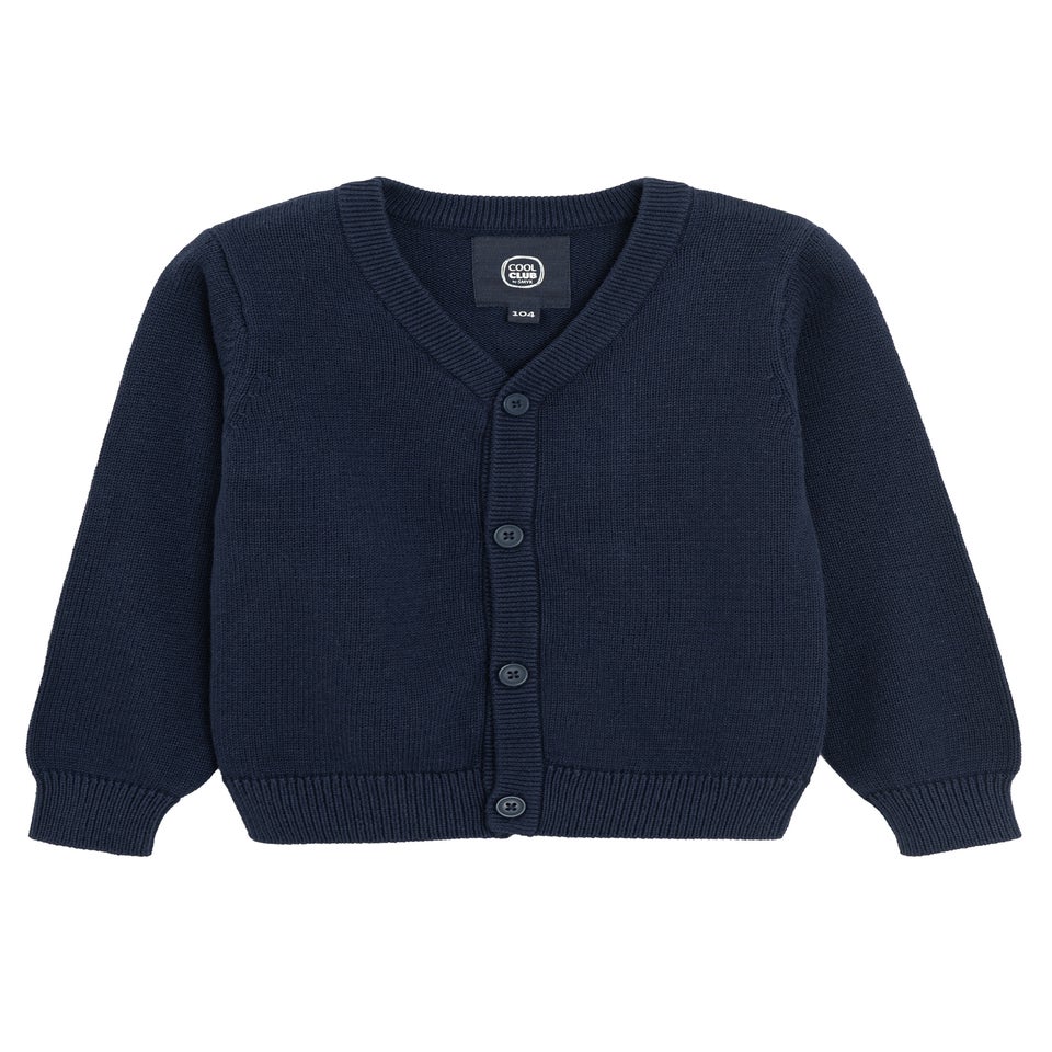 Cool Club Navy Cosy Button-Up Knit Cardigan (3-7 yrs)