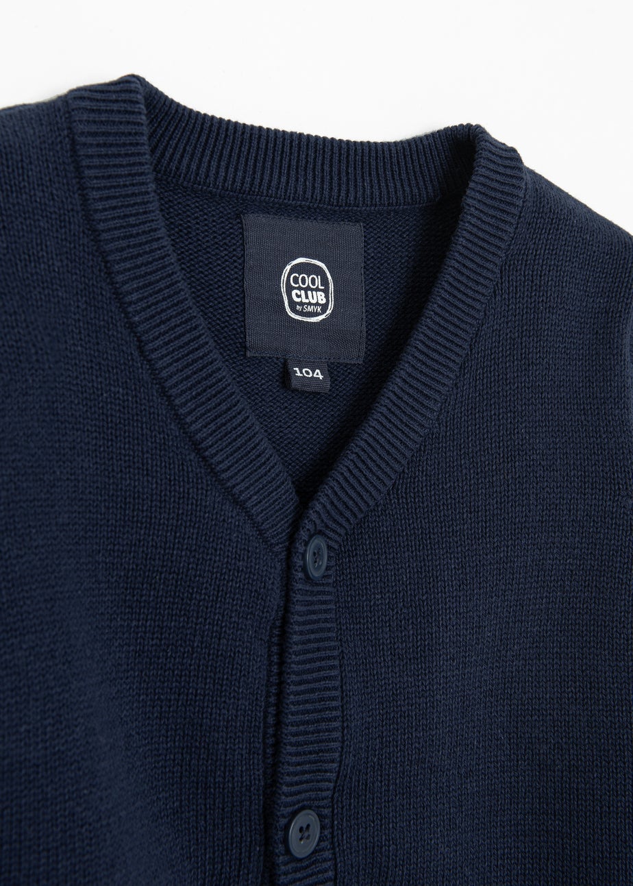 Cool Club Navy Cosy Button-Up Knit Cardigan (3-7 yrs)