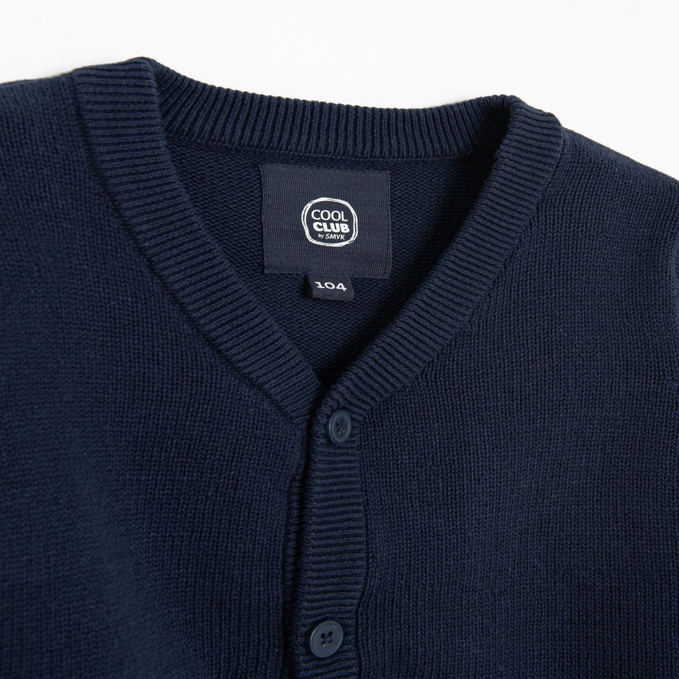 Cool Club Navy Cosy Button-Up Knit Cardigan (3-7 yrs)