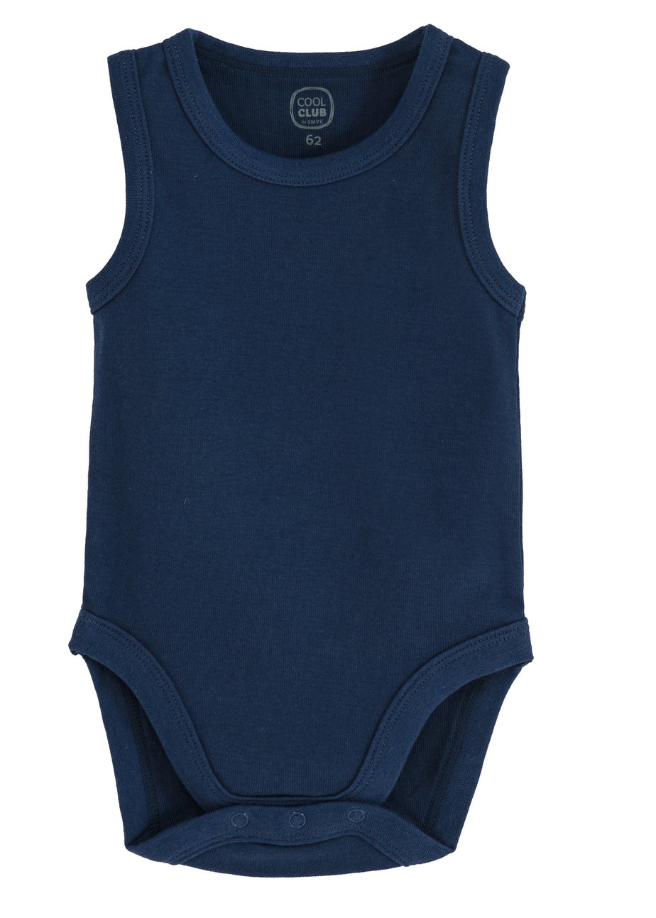 Cool Club Blue Sleeveless Bodysuits 3-Pack Set (1-36 mnths)