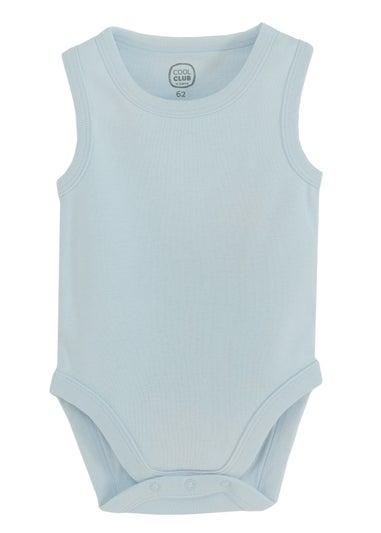 Cool Club Blue Sleeveless Bodysuits 3-Pack Set (1-36 mnths)