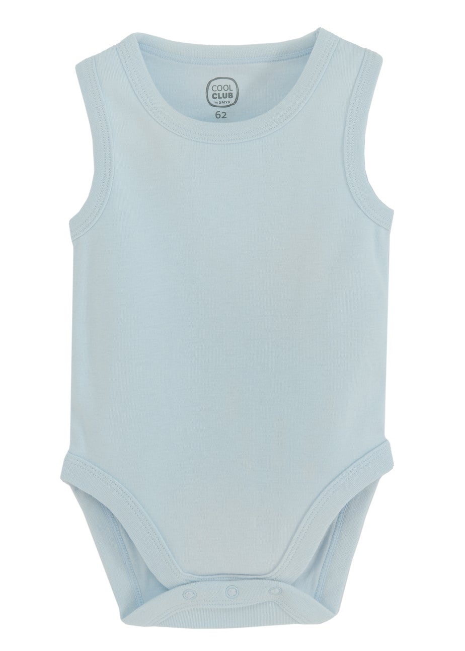 Cool Club Blue Sleeveless Bodysuits 3-Pack Set (1-36 mnths)