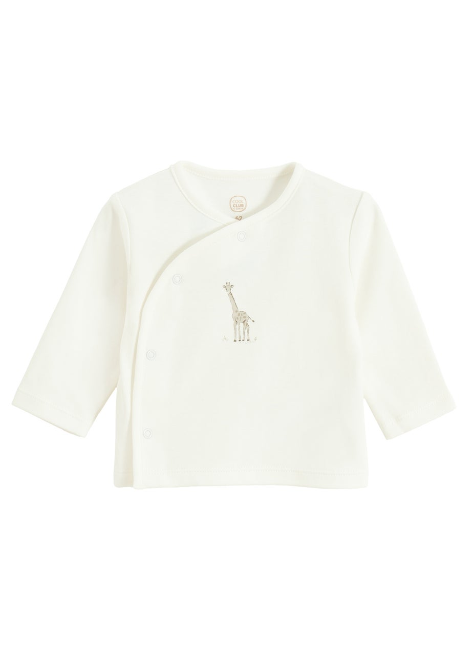 Cool Club Beige Printed Baby Gift 6-Piece Set (1-9 mnths)