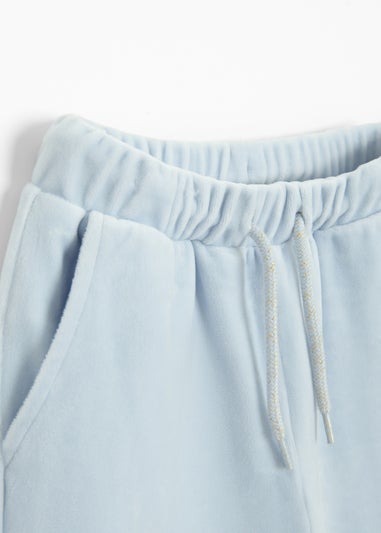 Cool Club Blue Wide-Leg Jogging Pants with Drawstring Waist (3-7 yrs)