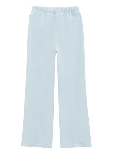 Cool Club Blue Wide-Leg Jogging Pants with Drawstring Waist (3-7 yrs)