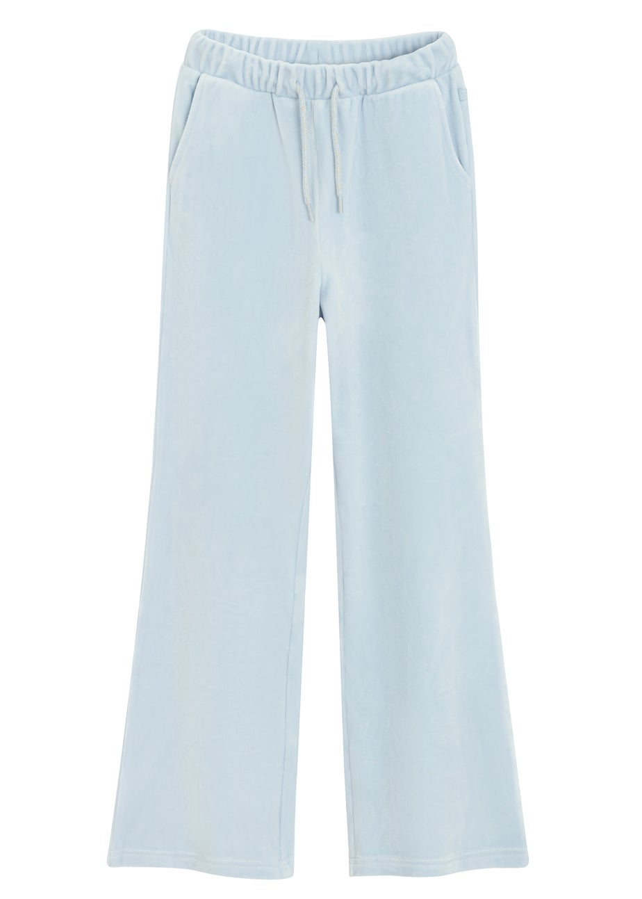 Cool Club Blue Wide-Leg Jogging Pants with Drawstring Waist (3-7 yrs)