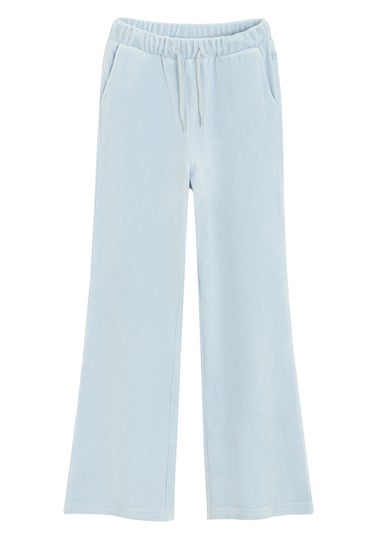 Cool Club Blue Wide-Leg Jogging Pants with Drawstring Waist (3-7 yrs)