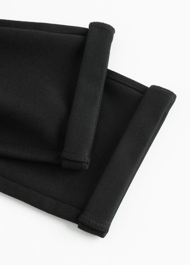 Cool Club Black Relaxed Straight-Leg Button-Up Trousers (2-7 yrs)