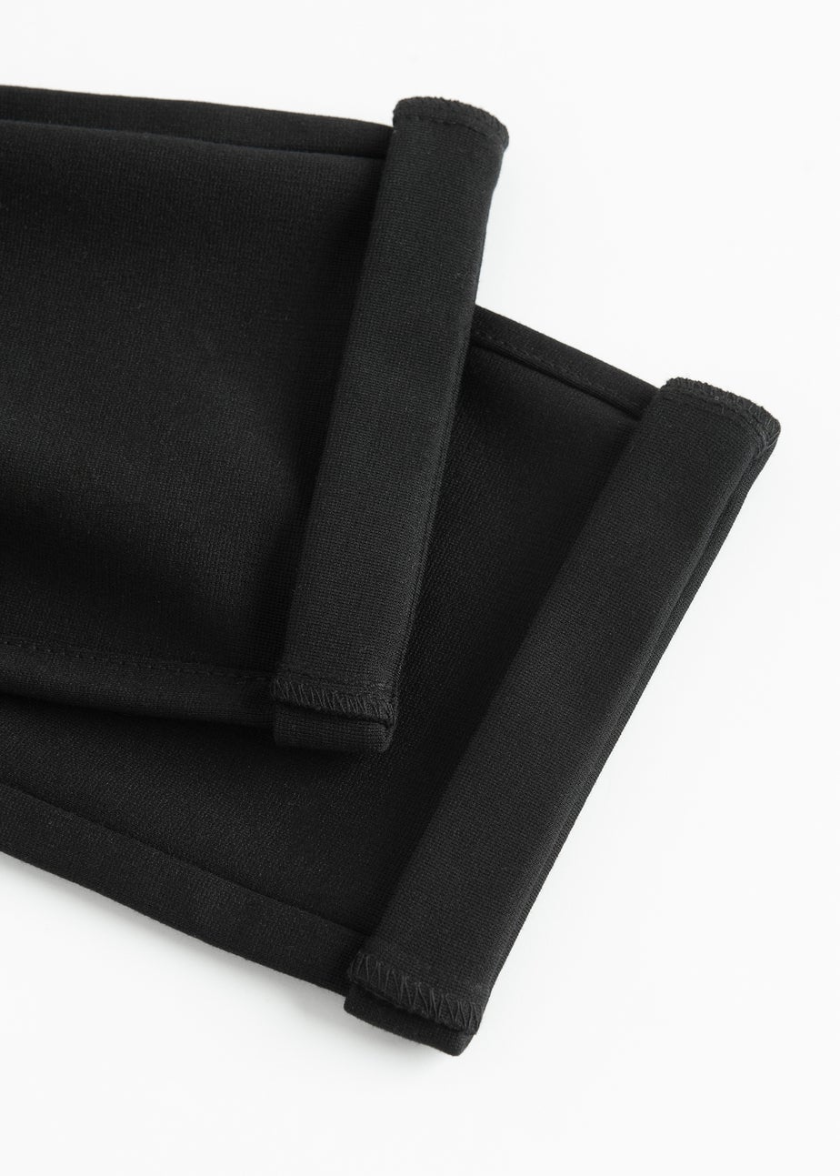 Cool Club Black Relaxed Straight-Leg Button-Up Trousers (2-7 yrs)