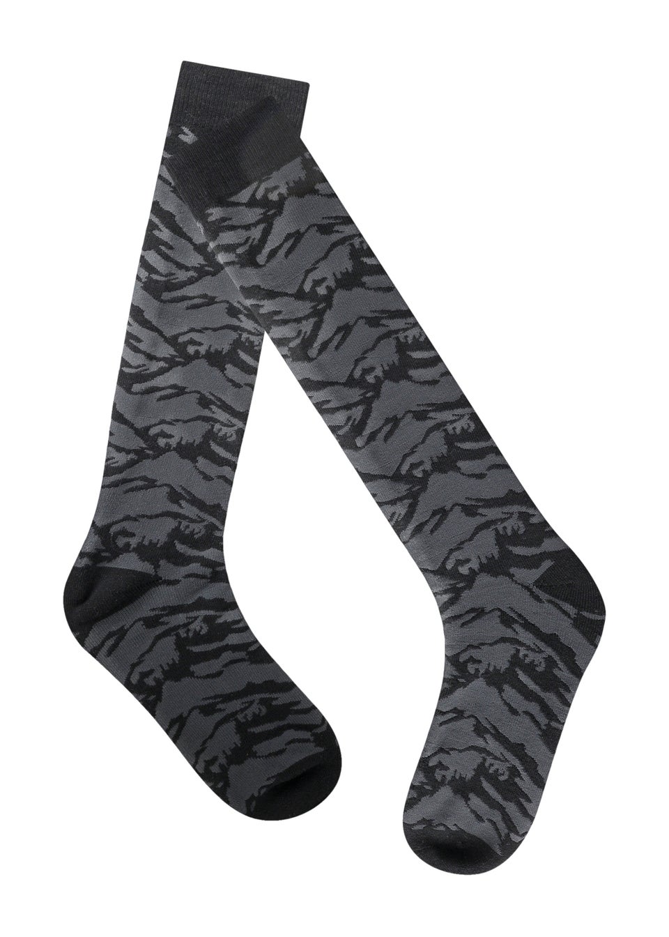 Dare2B Black/Grey Printed Ski Wicking Socks