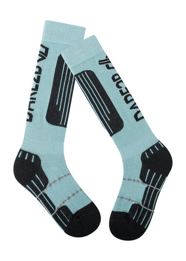 Dare2B Light Blue Kids' Technical Ski Socks