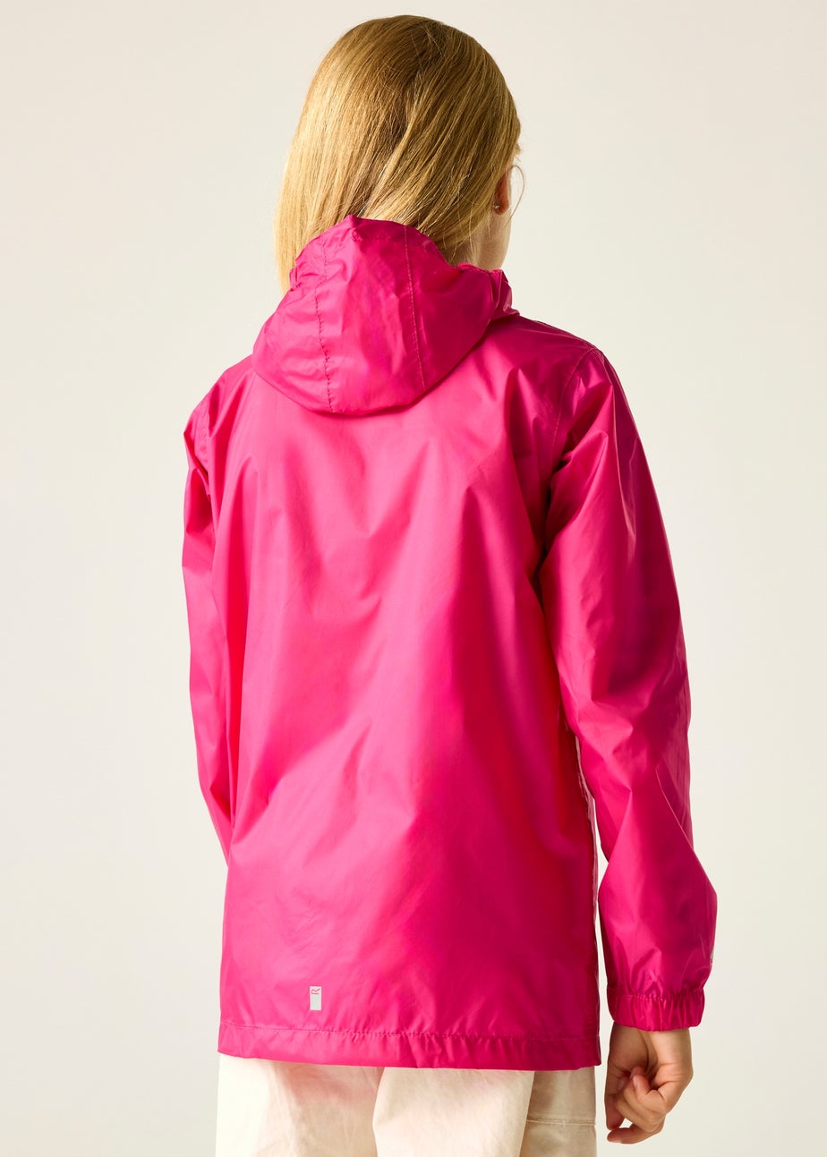 Regatta Candy Pink Kids' Pack It III Waterproof Jacket (3-16yrs)