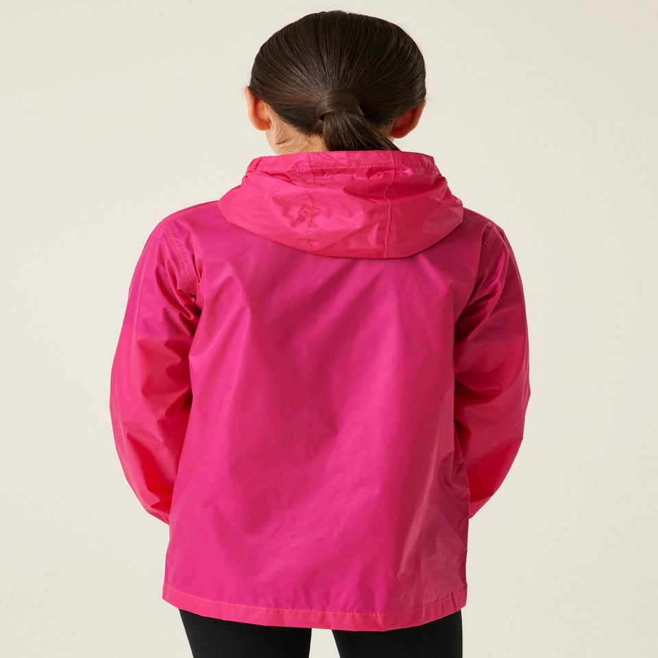 Regatta Candy Pink Kids' Pack It III Waterproof Jacket (3-16yrs)