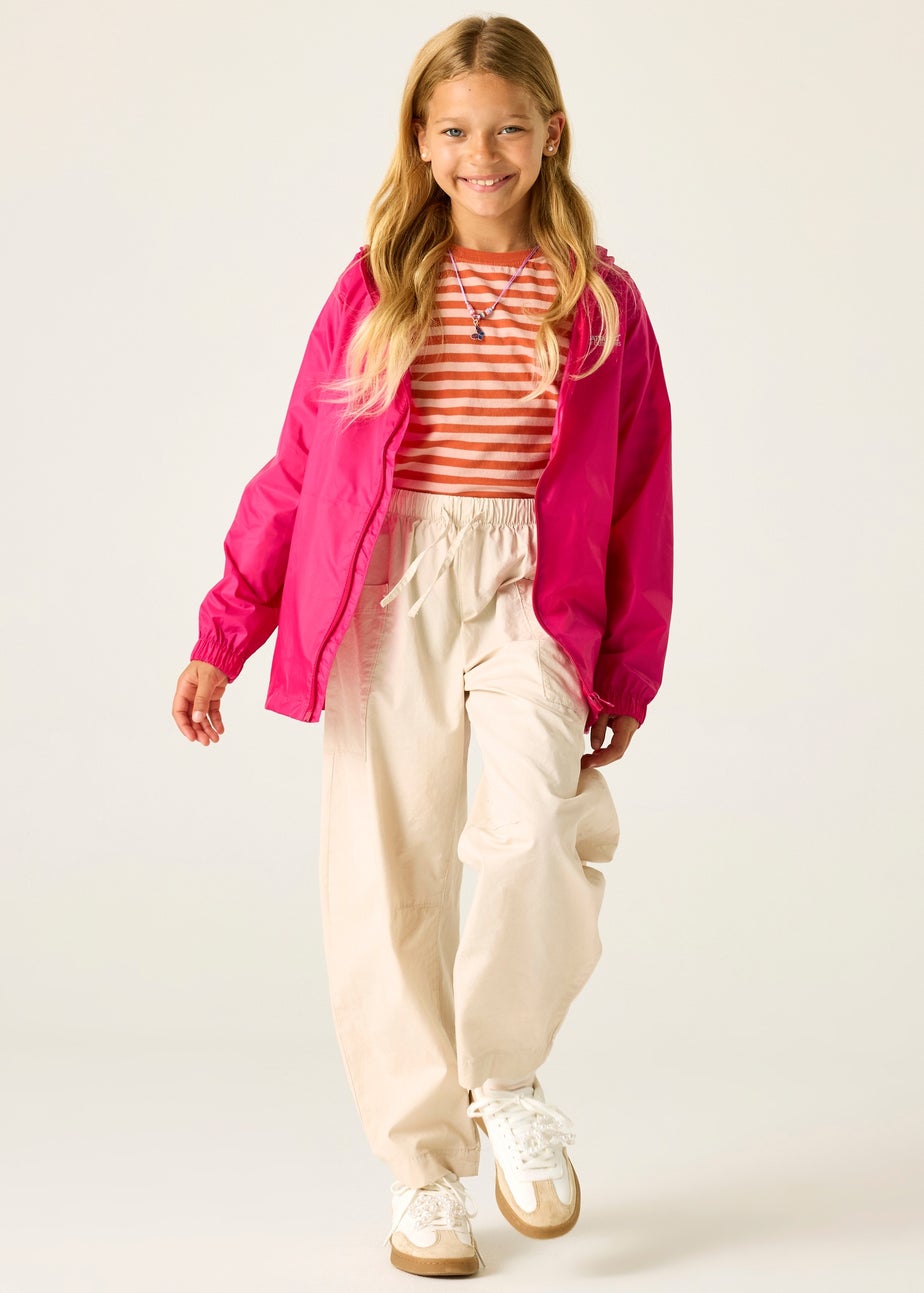 Regatta Candy Pink Kids' Pack It III Waterproof Jacket (3-16yrs)