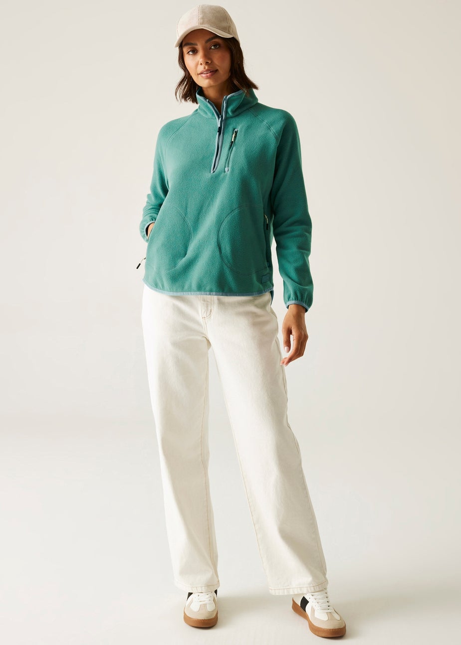 Regatta Forest Green Frankie Half Zip Lightweight Fleece