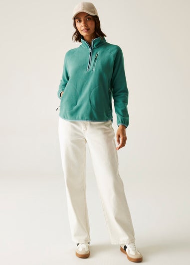 Regatta Forest Green Frankie Half Zip Lightweight Fleece