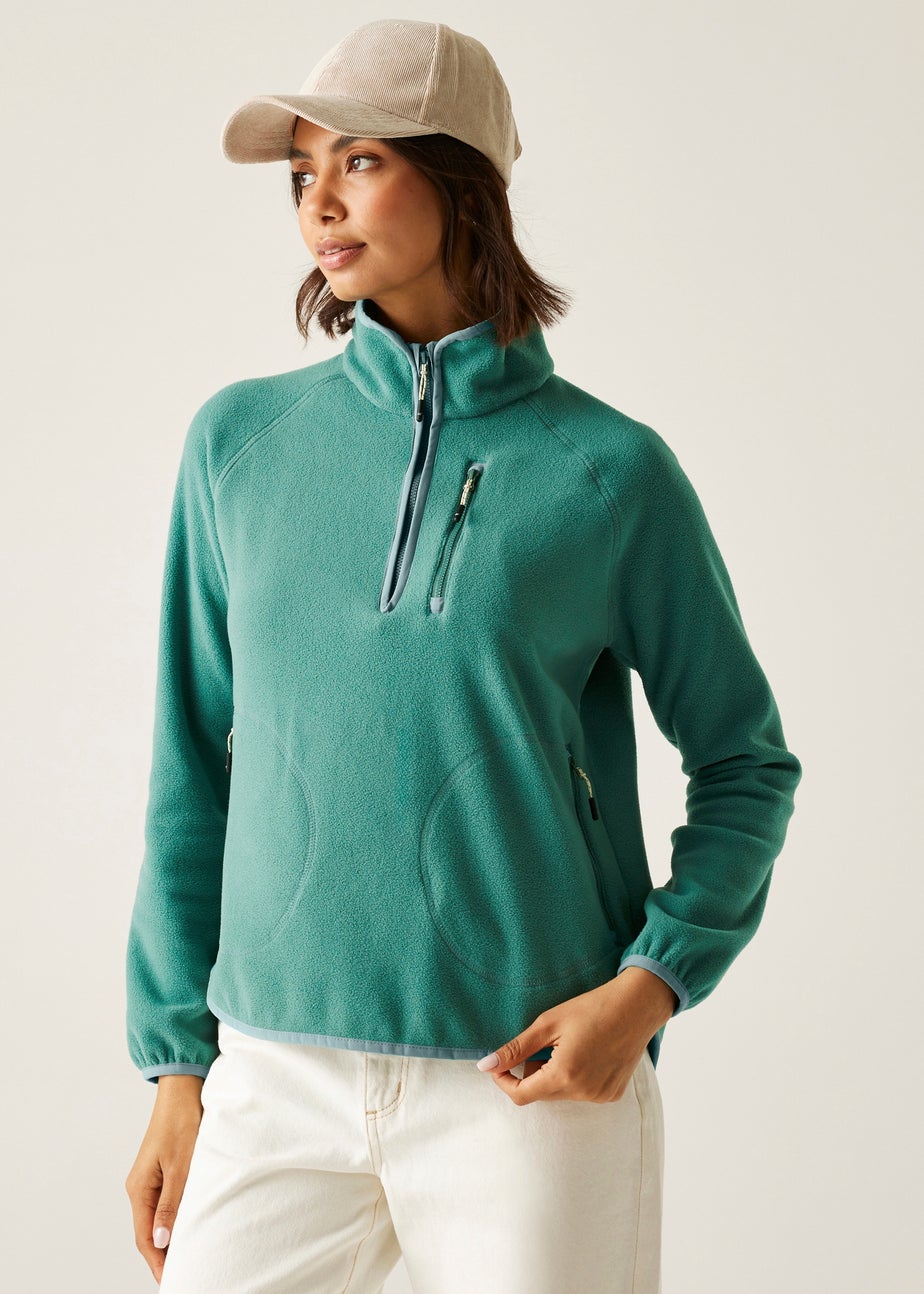 Regatta Forest Green Frankie Half Zip Lightweight Fleece