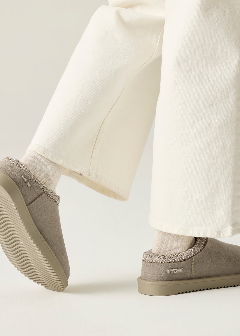 Regatta Soft Taupe Risley Waterproof Mule