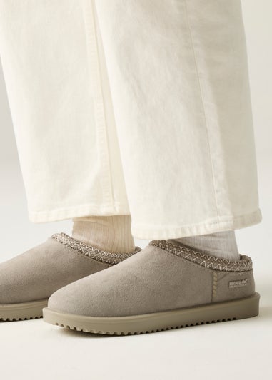 Regatta Soft Taupe Risley Waterproof Mule