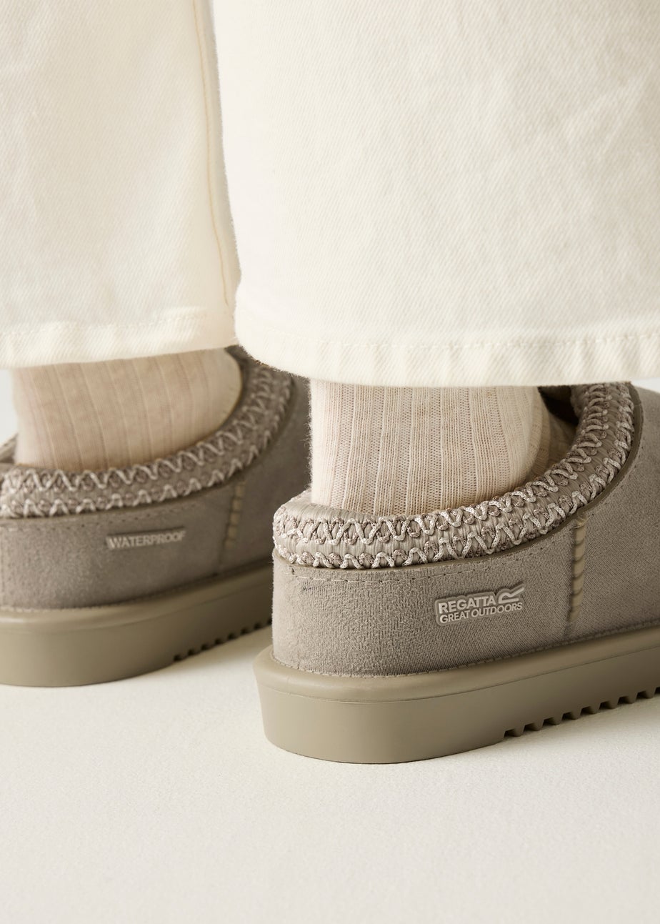 Regatta Soft Taupe Risley Waterproof Mule