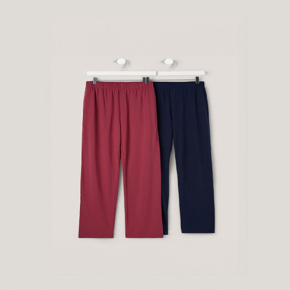 Cotton Traders Sienna 2 Pack Jersey PJ Bottoms