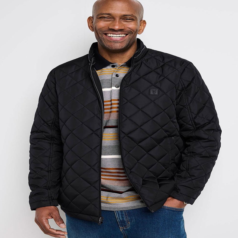 Cotton Traders Black Guinness TM 1/2 Reversible Showerproof Jacket