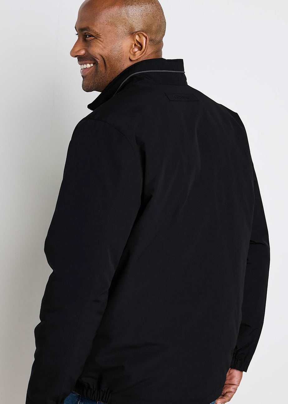 Cotton Traders Black Guinness TM 1/2 Reversible Showerproof Jacket