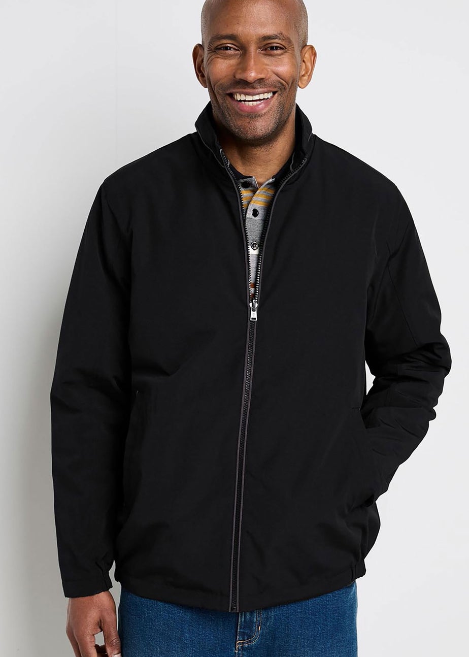 Cotton Traders Black Guinness TM 1/2 Reversible Showerproof Jacket