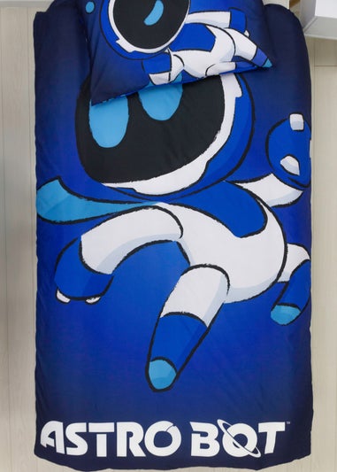 Astrobot Blue Space Panel Duvet Cover