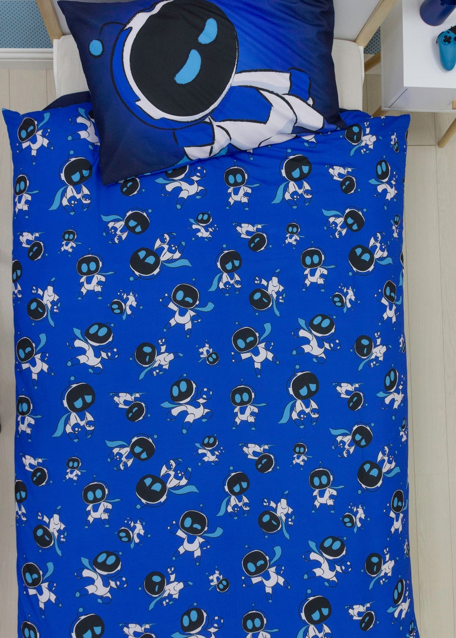 Astrobot Blue Space Panel Duvet Cover