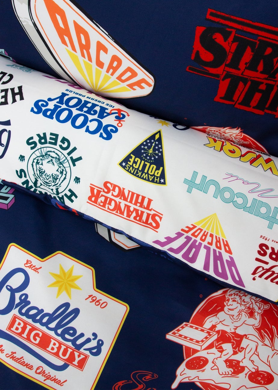 Stranger Things Gorgon Blue Duvet Cover