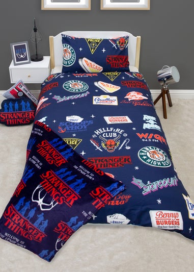 Stranger Things Gorgon Blue Duvet Cover