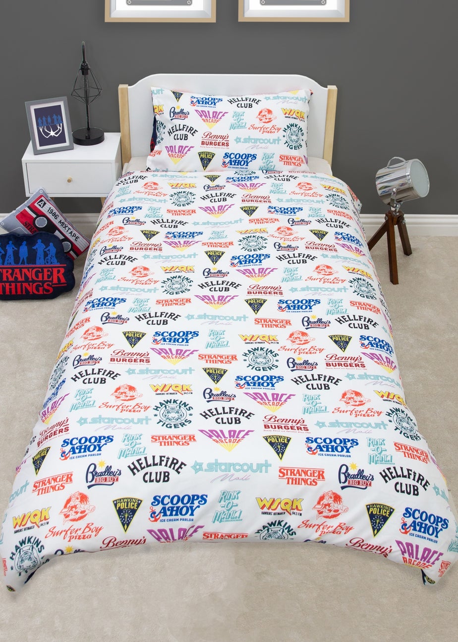 Stranger Things Gorgon Blue Duvet Cover