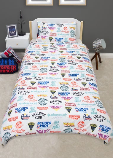 Stranger Things Gorgon Blue Duvet Cover