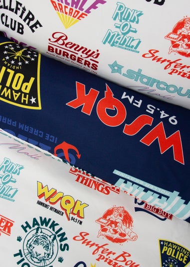 Stranger Things Gorgon Blue Duvet Cover