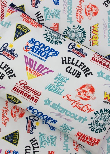 Stranger Things Gorgon Blue Duvet Cover