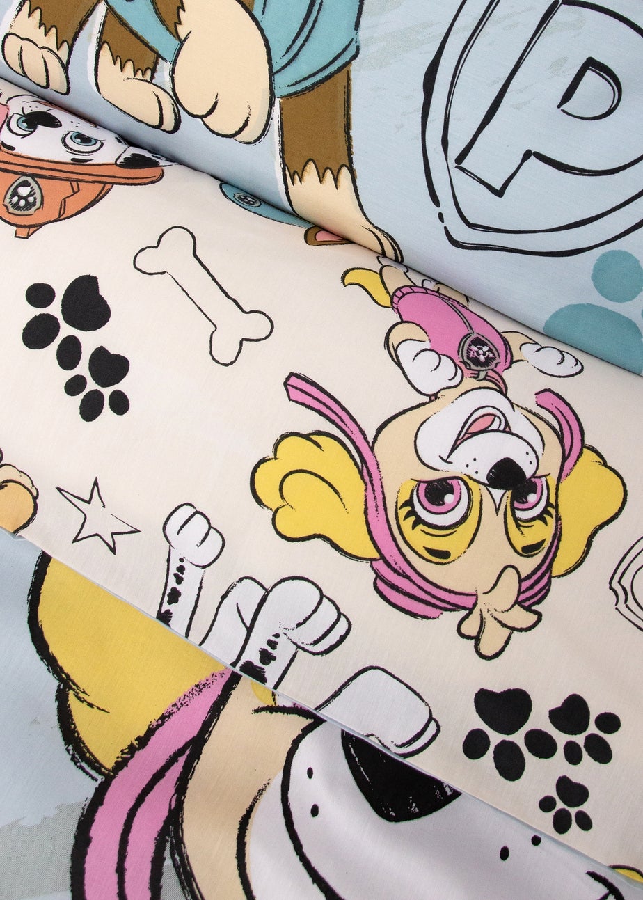 Paw Patrol Multicolour Sketchy Panel Duvet Cover