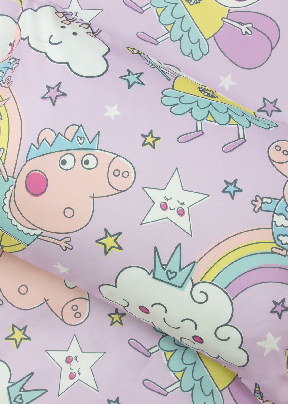 Peppa Bedtime Lilac Duvet Cover