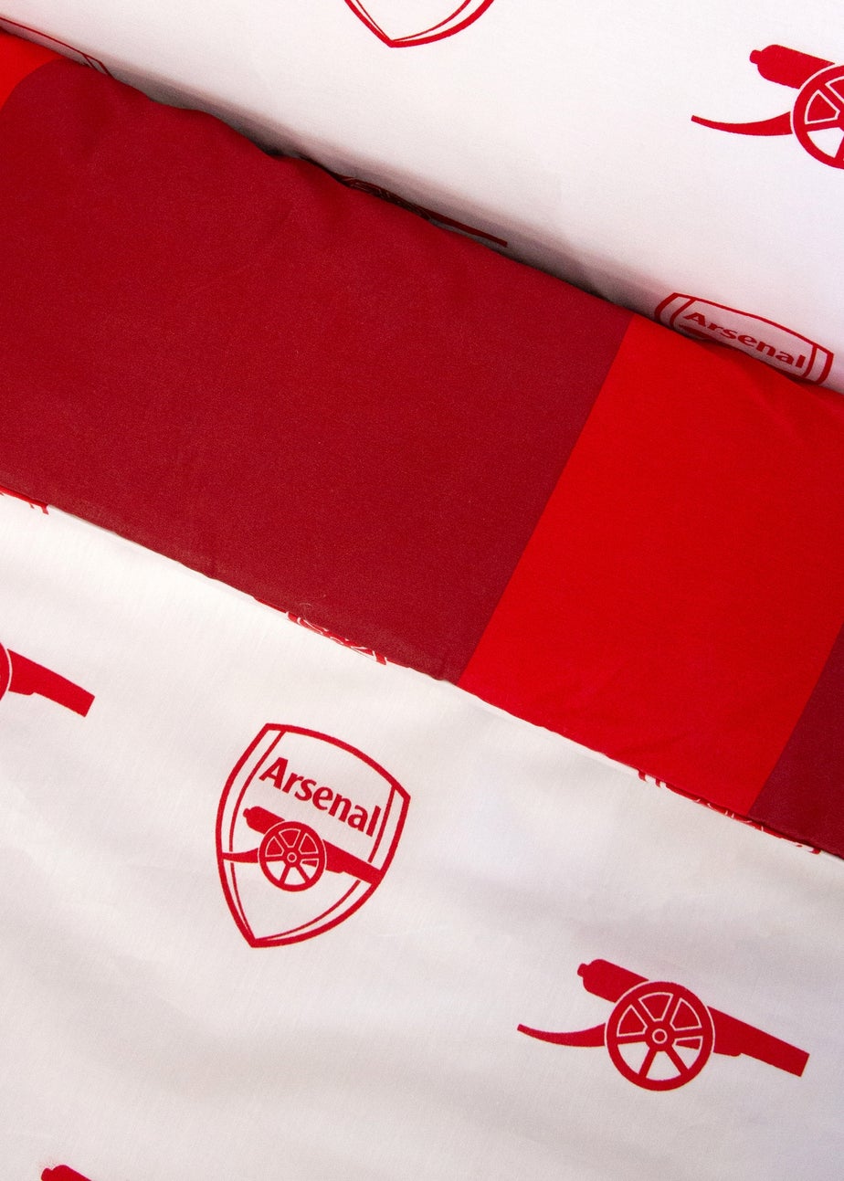Arsenal Lightning Red Panel Duvet Cover