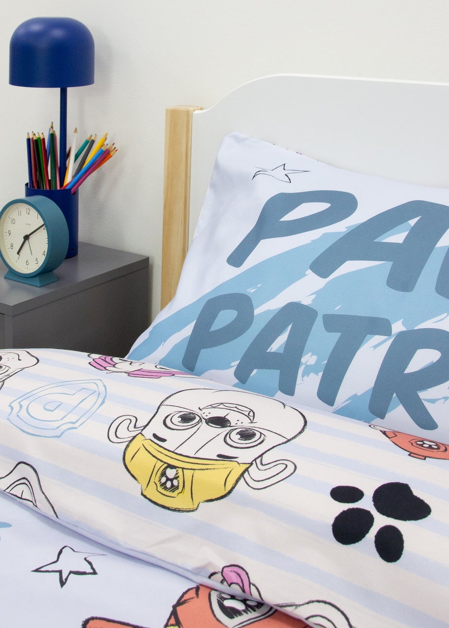 Paw Patrol Grey Sketchy Rotary Duvet Cover