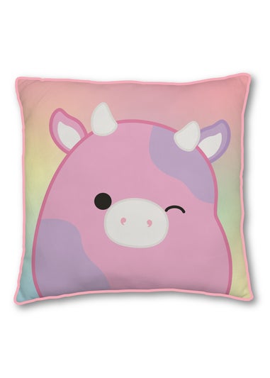 Squishmallows Pink MeowMoo Square Rotary Cushion