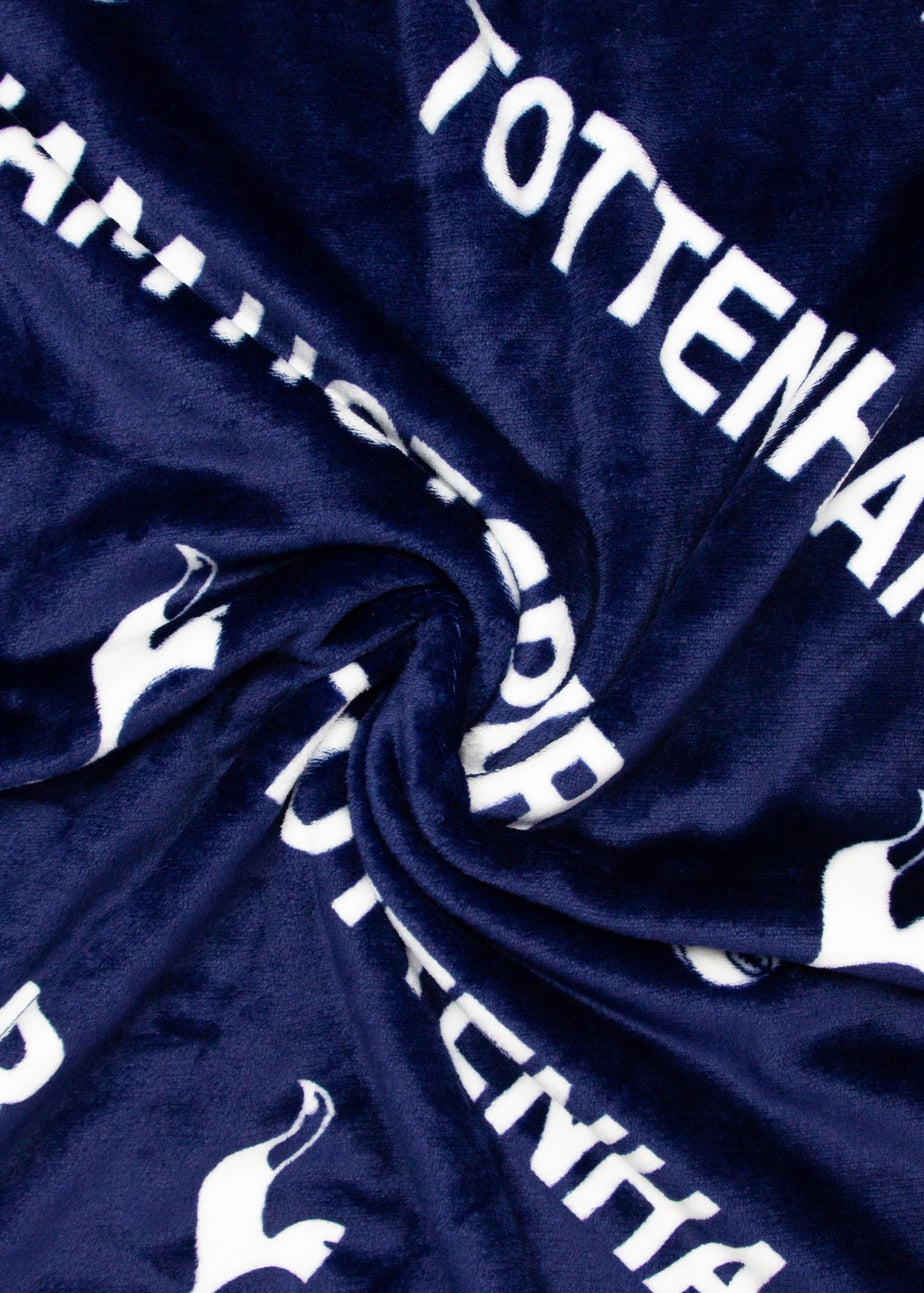 Tottenham Hotspur FC Line Blue Fleece Blanket