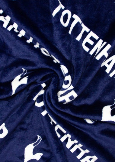 Tottenham Hotspur FC Line Blue Fleece Blanket