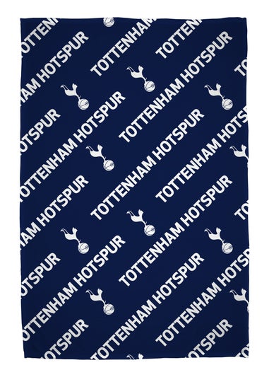 Tottenham Hotspur FC Line Blue Fleece Blanket