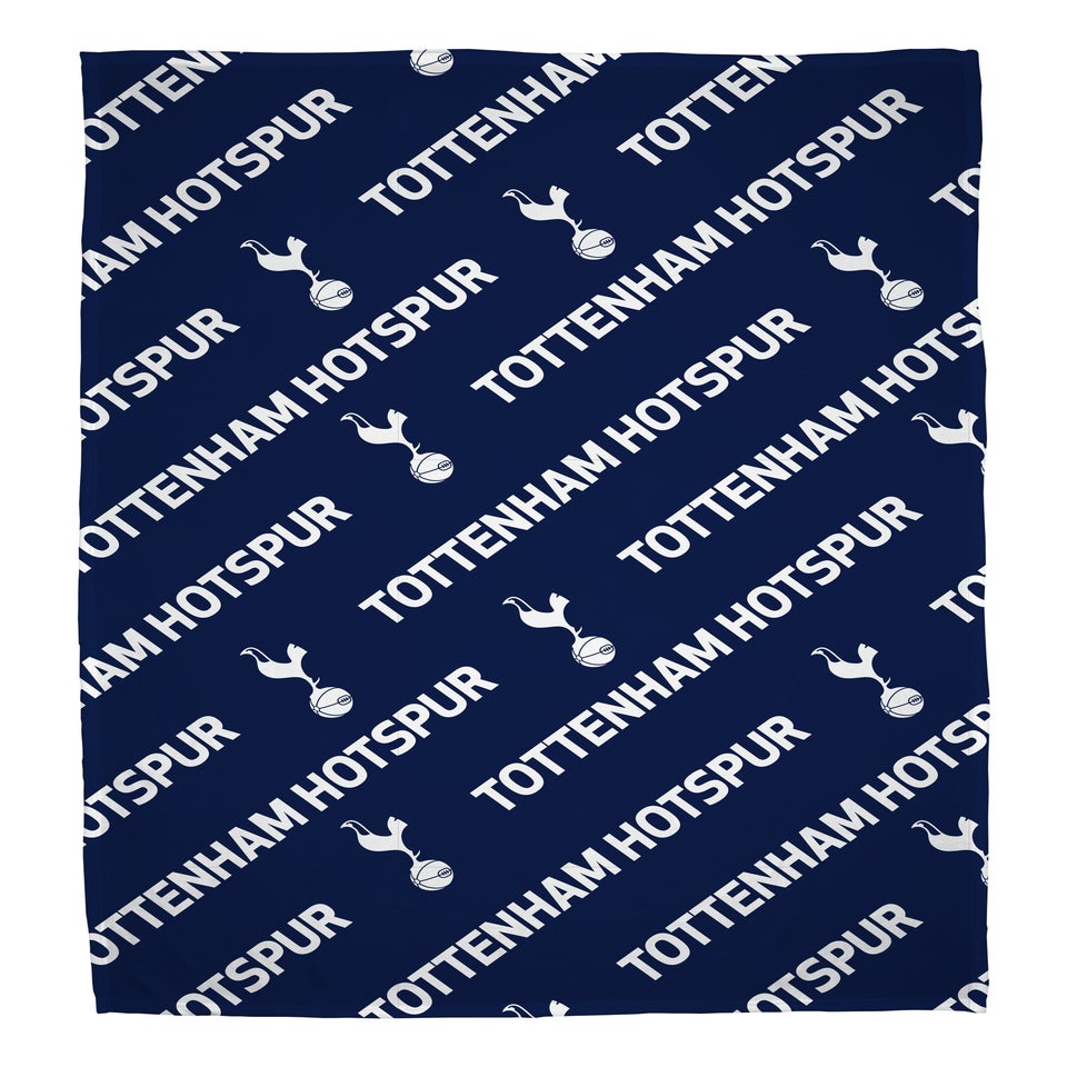 Tottenham Hotspur FC Line Blue Fleece Blanket